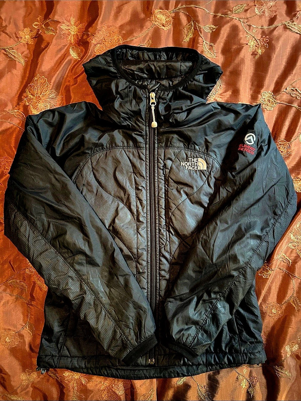 The North Face Summit Series Hybrid Hoodie Women's Black Puffer Jacket XS